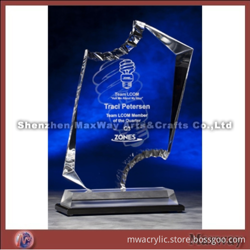 Clear Promotional High Grade Acrylic Trophy